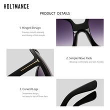 Load image into Gallery viewer, Oversize Women Sunglasses Square Frame Big  Sun Glasses Gradient Sexy Shades Brand Designer Retro Female gafas de sol