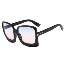 Load image into Gallery viewer, Oversize Women Sunglasses Square Frame Big  Sun Glasses Gradient Sexy Shades Brand Designer Retro Female gafas de sol