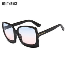 Load image into Gallery viewer, Oversize Women Sunglasses Square Frame Big  Sun Glasses Gradient Sexy Shades Brand Designer Retro Female gafas de sol