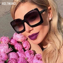 Load image into Gallery viewer, Oversize Women Sunglasses Square Frame Big  Sun Glasses Gradient Sexy Shades Brand Designer Retro Female gafas de sol