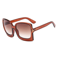 Load image into Gallery viewer, Oversize Women Sunglasses Square Frame Big  Sun Glasses Gradient Sexy Shades Brand Designer Retro Female gafas de sol
