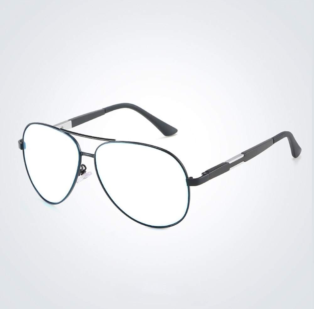 Oversized Al-mg Alloy Leg Frame Pilot Reading Glasses +0.75 +1 +1.25 +1.5 +1.75 +2 +2.25 +2.5 +2.75 +3 +3.25 +3.5 +3.75 +4 To+6