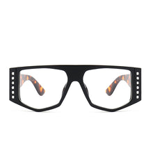 Load image into Gallery viewer, Oversized Anti Blue Glasses Men Women Big Frame Computer Eyeglasses UV400 Eyewear Brand Designer Daily Decorations