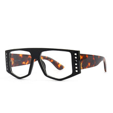 Load image into Gallery viewer, Oversized Anti Blue Glasses Men Women Big Frame Computer Eyeglasses UV400 Eyewear Brand Designer Daily Decorations