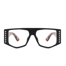 Load image into Gallery viewer, Oversized Anti Blue Glasses Men Women Big Frame Computer Eyeglasses UV400 Eyewear Brand Designer Daily Decorations