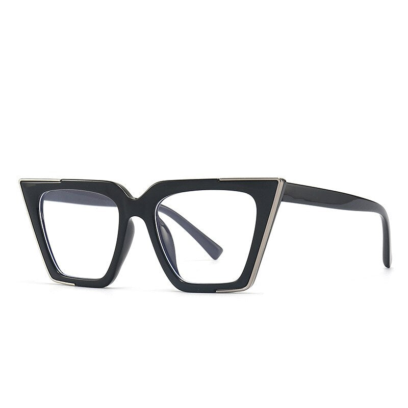 Occhiali da vista oversize anti luce blu Occhiali da vista quadrati da uomo Montature per occhiali Occhiali da computer unisex Montatura da vista