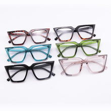 Carica l&#39;immagine nel visualizzatore di Gallery, Occhiali da vista oversize anti luce blu Occhiali da vista quadrati da uomo Montature per occhiali Occhiali da computer unisex Montatura da vista