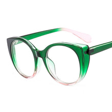 Load image into Gallery viewer, Oversized Cat Eye Optical Glasses Women Men Vintage Clear Glasses Eyeglasses Frame Transparent Lens Spectacle Frame Unisex