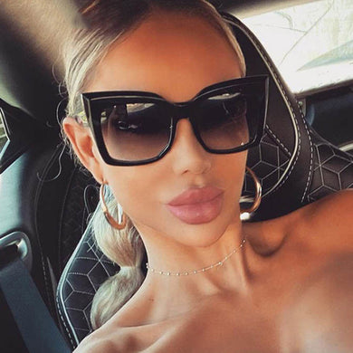 Oversized Cat Eye Sunglasses 2023 Women Shades Trending Men Gradient Sun Glasses Shades UV400 Glasses Goggles