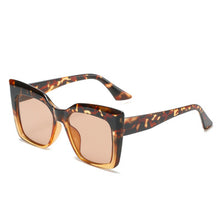 Load image into Gallery viewer, Oversized Cat Eye Sunglasses Women Shades Vintage  Square Eyewear Popular Sun Glasses UV400 oculos de sol feminino