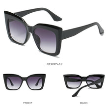 Load image into Gallery viewer, Oversized Cat Eye Sunglasses Women Shades Vintage  Square Eyewear Popular Sun Glasses UV400 oculos de sol feminino