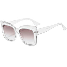 Load image into Gallery viewer, Oversized Cat Eye Sunglasses Women Shades Vintage  Square Eyewear Popular Sun Glasses UV400 oculos de sol feminino