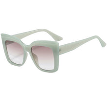Load image into Gallery viewer, Oversized Cat Eye Sunglasses Women Shades Vintage  Square Eyewear Popular Sun Glasses UV400 oculos de sol feminino