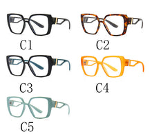 Carica l&#39;immagine nel visualizzatore di Gallery, Oversized Cat Eye Sunglasses For Women Men Optical Square Frame Eye Wear Glasses UV400 Shsdes oculos de sol