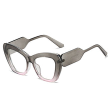 Carica l'immagine nel visualizzatore di Gallery, Oversize Cat Eyes Verde Rosa Occhiali da sole Donna 2023 Designer di marca Occhiali da sole per donna Lunettes De Marque Femme 