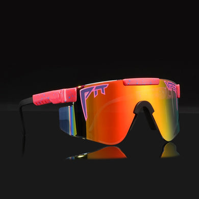 Oversized Cool Mirror Sunglasses for Men Pit Viper One Piece Big Frame UV400 ANSI Z87.1 Quality Shades With Free Box