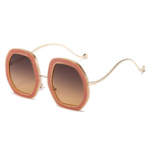 Load image into Gallery viewer, Oversized Cooling Sunglasses  Designer Diamond Shiny Crystal Sun Glasses Men Shades Eyewear Sunglasses For Women 2023