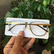 Carica l&#39;immagine nel visualizzatore di Gallery, Oversized Eyeglasses Frames  Stainless Steel Women Men Golden