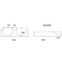 Carica l&#39;immagine nel visualizzatore di Gallery, Oversized Eyeglasses Frames  Stainless Steel Women Men Golden