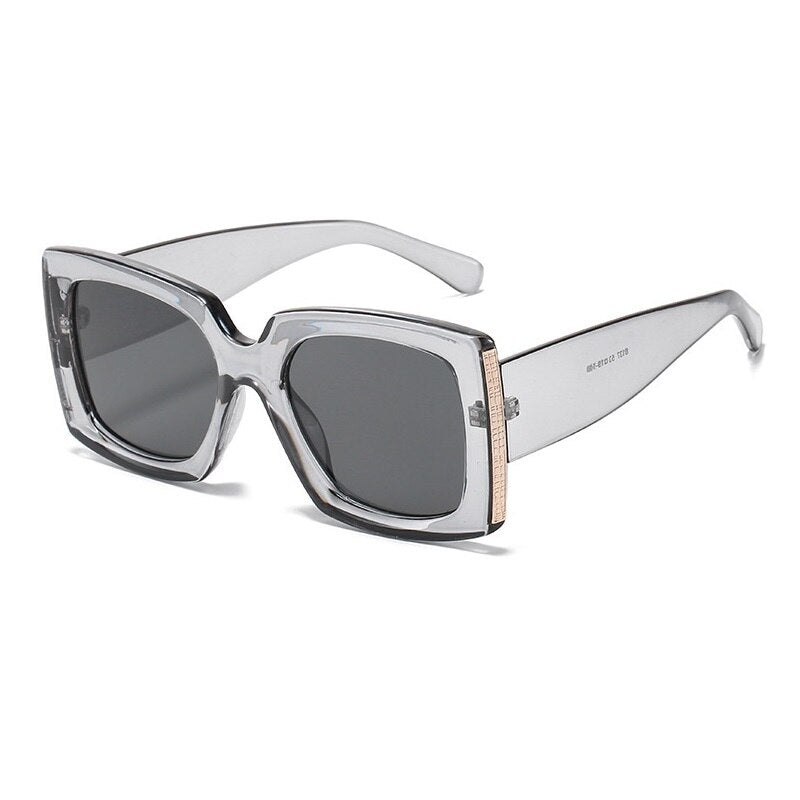 nknit 2023 summer square sunglasses ベージュ Vintage Square Sunglasses Women Trending Products 2023 New
