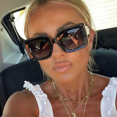 Oversized Sunglasses 2023 Summer Trend Brand Designer Women Men Square Big Frame Sun Glasses Shades UV400 Oculos