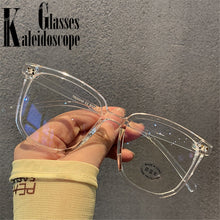 Load image into Gallery viewer, Oversized Finished Myopia Glasses Women Men  Square Eyeglasses Prescription Shortsighted Eyewear -1.0 1.5 2.0 2.5 to -6