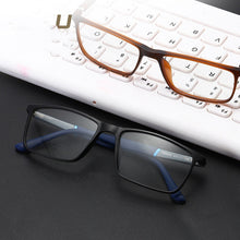 Load image into Gallery viewer, Oversized Flexible  Spectacle Frame Attractive Mens Distinctive Design Brand Comfortable TR90 Half Frame Square Sports Glasses F