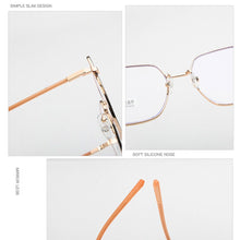 Load image into Gallery viewer, Oversized Frame Anti-UV Blue Rays Glasses Unisex Blue Blocking Computer Goggles Eyeglasses Radiation Protection Eyewear anteojos