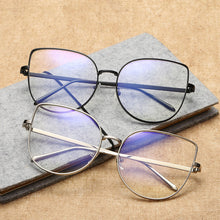 Load image into Gallery viewer, Oversized Frame Cat Eye Blue Light Glasses Brand Designer Uv400 2023 Blue Light Glasses For Women Eye Glasses For Women