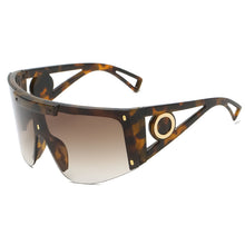 Carica l&#39;immagine nel visualizzatore di Gallery, Occhiali oversize Occhiali da sole Occhiali da vista antivento per esterni Indossano montature grandi Occhiali da sole monopezzo per uomo Gafas Oculos Occhiali da sole