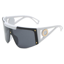 Carica l&#39;immagine nel visualizzatore di Gallery, Occhiali oversize Occhiali da sole Occhiali da vista antivento per esterni Indossano montature grandi Occhiali da sole monopezzo per uomo Gafas Oculos Occhiali da sole