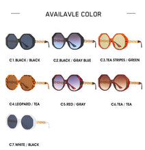 Load image into Gallery viewer, Oversized Irregular Hexagon Sunglasses Hollow Legs Brand Designer Eye Glasses For Female Gafas Oculos Sunglasses