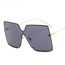 Load image into Gallery viewer, Oversized  Rivet Goggle Sunglasses Men Women Shades UV400 Vintage Glasses