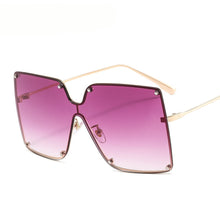 Load image into Gallery viewer, Oversized  Rivet Goggle Sunglasses Men Women Shades UV400 Vintage Glasses