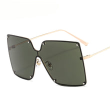 Load image into Gallery viewer, Oversized  Rivet Goggle Sunglasses Men Women Shades UV400 Vintage Glasses