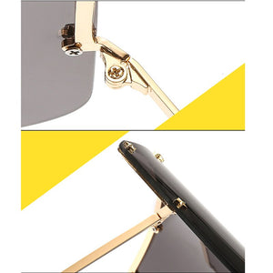 Oversized Mask Sunglasses Men Women One-Piece Sun Glasses GG Metal Frame Large Windproof Sand Goggles Protective Glasses UV400