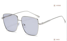 Load image into Gallery viewer, Oversized Metal Sunglasses Women Metal Gradient Sun glasses  Lady Sunglass Eyewear UV400 Shades gafas de sol