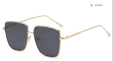 Load image into Gallery viewer, Oversized Metal Sunglasses Women Metal Gradient Sun glasses  Lady Sunglass Eyewear UV400 Shades gafas de sol