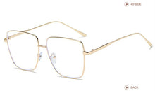 Load image into Gallery viewer, Oversized Metal Sunglasses Women Metal Gradient Sun glasses  Lady Sunglass Eyewear UV400 Shades gafas de sol