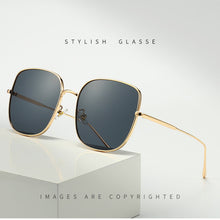 Load image into Gallery viewer, Oversized Metal Sunglasses Women Metal Gradient Sun glasses  Lady Sunglass Eyewear UV400 Shades gafas de sol