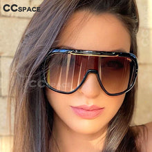 Load image into Gallery viewer, Oversized One Lens Goggle Sunglasses Men Women Shades UV400 Vintage Glasses 46151