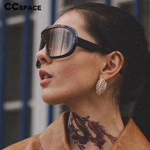 Load image into Gallery viewer, Oversized One Lens Goggle Sunglasses Men Women Shades UV400 Vintage Glasses 46151