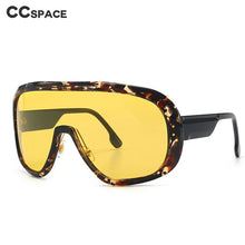 Load image into Gallery viewer, Oversized One Lens Goggle Sunglasses Men Women Shades UV400 Vintage Glasses 46151