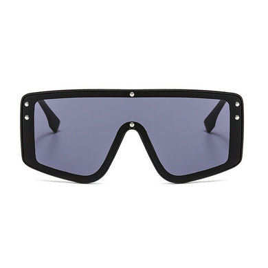 Oversized One Piece Rimless Sunglasses Female Men Outdoor Windproof Goggles Women UV Mask Sun Glasses NX