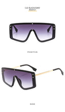 Carica l&#39;immagine nel visualizzatore di Gallery, Oversized One Piece Rimless Sunglasses Female Men Outdoor Windproof Goggles Women UV Mask Sun Glasses NX