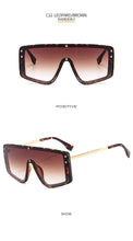 Carica l&#39;immagine nel visualizzatore di Gallery, Oversized One Piece Rimless Sunglasses Female Men Outdoor Windproof Goggles Women UV Mask Sun Glasses NX