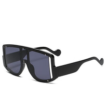 Load image into Gallery viewer, Oversized Onepiece Sun Glasses Square Brand Designer Women Eyewear Stylish  Rivet Female UV400 Oculos De Sol Sunglasses