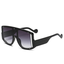 Load image into Gallery viewer, Oversized Onepiece Sun Glasses Square Brand Designer Women Eyewear Stylish  Rivet Female UV400 Oculos De Sol Sunglasses