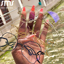 Load image into Gallery viewer, Oversized Optical Glasses Women Men Vintage Clear Glasses Eyeglasses Frame Transparent Lens Spectacle Frame Unisex