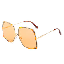 Load image into Gallery viewer, Oversized Pilot Sunglasses Women  Big Size Gradient Sun Glasses Men Shades UV400 Vintage Eyewear Gafas De Sol